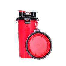 Load image into Gallery viewer, Magoloft™ 2-in-1 Pet Travel Water &amp; Food Bottle with Foldable Bowl