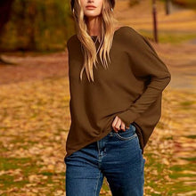 Load image into Gallery viewer, Women&#39;s Irregular Oversized Dolman Sleeve Knitted Pullover