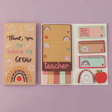 Load image into Gallery viewer, Teacher Appreciation Sticky Note Set