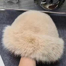 Load image into Gallery viewer, Women's Winter Faux Fur Bucket Hat
