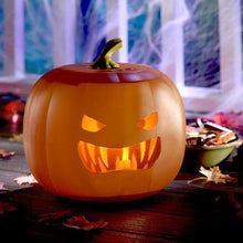 Load image into Gallery viewer, 【Factory Outlet】Halloween Sound-Activated Pumpkin with Built-In Speaker