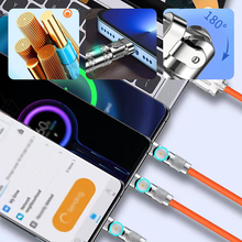 Load image into Gallery viewer, 120W Rotatable Data Cable