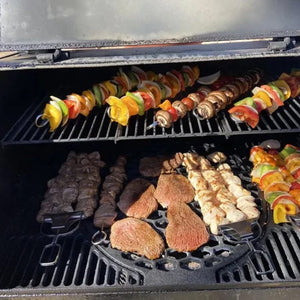 Rustfrie 3-veis grillspyd