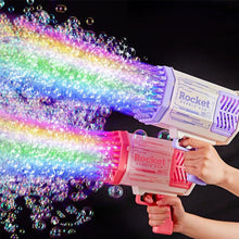 Load image into Gallery viewer, Bubble Machine Gun with 69 Holes And Colorful Lights
