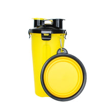 Load image into Gallery viewer, Magoloft™ 2-in-1 Pet Travel Water &amp; Food Bottle with Foldable Bowl