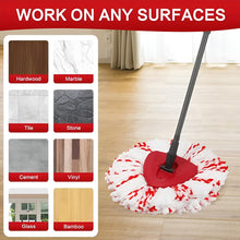 Load image into Gallery viewer, Microfiber Spin Mop Head
