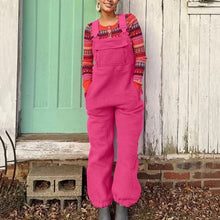 Load image into Gallery viewer, Women's Fleece Warm Loose Casual Jumpsuits