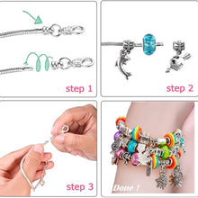 Load image into Gallery viewer, Girls Charm Bracelet Making Kit