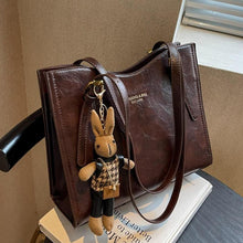 Load image into Gallery viewer, Women&#39;s Minimalist Zipper Tote Bag