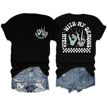 Load image into Gallery viewer, Gothic Graphic Halloween Tee