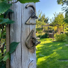 Load image into Gallery viewer, Bee House Number Sign