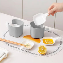 Load image into Gallery viewer, Dipping Sauce Plate &amp; Holder Set