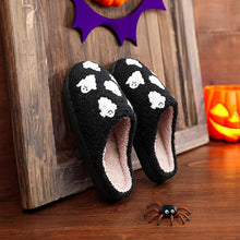 Load image into Gallery viewer, Plysjtøfler for Halloween spøkelse
