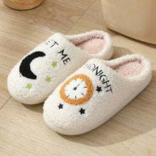 Load image into Gallery viewer, Cartoon Print Plush Slippers