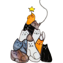 Load image into Gallery viewer, Juletre Suncatcher Ornament