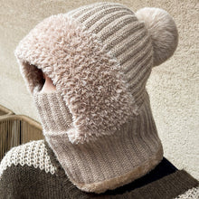 Load image into Gallery viewer, 3-in-1 Knitted Beanie Hat