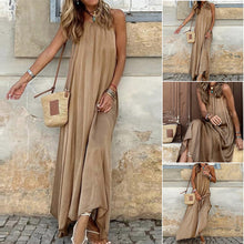 Load image into Gallery viewer, Women&#39;s Casual Summer Backless Slip Dress