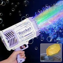 Load image into Gallery viewer, Bubble Machine Gun with 69 Holes And Colorful Lights