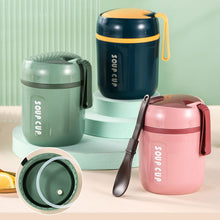 Load image into Gallery viewer, Stainless Steel Thermal Container with Foldable Spoon