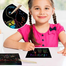 Load image into Gallery viewer, DIY Rainbow Magic Scratch Paper Art Set