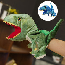 Load image into Gallery viewer, Plush dinosaurhånddukker
