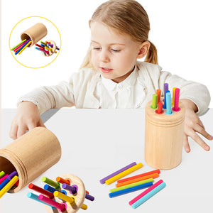 Wooden Montessori Stick Toy