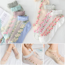 Load image into Gallery viewer, Summer Floral Breathable Socks