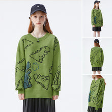 Load image into Gallery viewer, Little Dinosaur Loose Casual Sweater