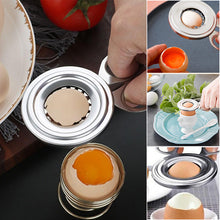Load image into Gallery viewer, Stainless Steel Egg Topper Cutter