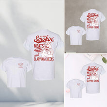 Load image into Gallery viewer, Old Row The Smokin' Meats Graphic 2 Sides T-shirt
