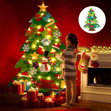 Load image into Gallery viewer, Felt Christmas Tree with Detachable Ornaments