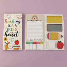 Load image into Gallery viewer, Teacher Appreciation Sticky Note Set