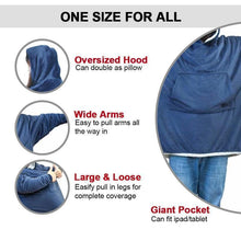 Load image into Gallery viewer, Supersize Blanket Sweatshirt For Adults &amp; Children