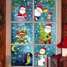 Load image into Gallery viewer, Christmas Static Cling Window Stickers