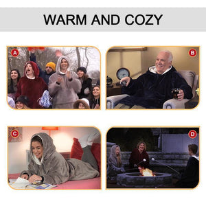 Oversized Blanket Sweatshirt For Adults & Children