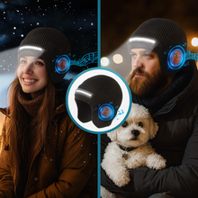 Load image into Gallery viewer, Lighted Bluetooth Music Sports Beanie