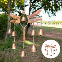 Load image into Gallery viewer, Handmade Dragonfly With Bells Wind Chime