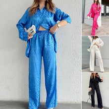 Load image into Gallery viewer, Women&#39;s Leopard Print Two Piece Set