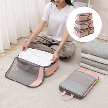 Load image into Gallery viewer, Compressed Packing Cubes Travel Storage Set