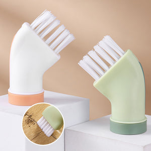 Multi-use Cleaning Brush Can Be Connected To Mineral Water Bottle
