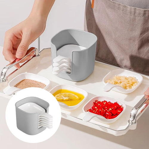 Dipping Sauce Plate & Holder Set