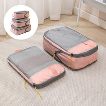 Load image into Gallery viewer, Compressed Packing Cubes Travel Storage Set