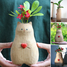Load image into Gallery viewer, Handmade Cat Vase