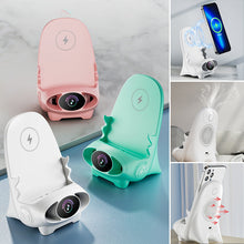 Load image into Gallery viewer, Ministol trådløs hurtiglader Multifunksjonell telefonholder