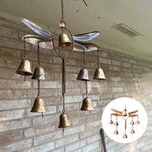 Load image into Gallery viewer, Handmade Dragonfly With Bells Wind Chime