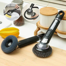 Load image into Gallery viewer, Multifunctional Long Handle Pressing Cleaning Brush