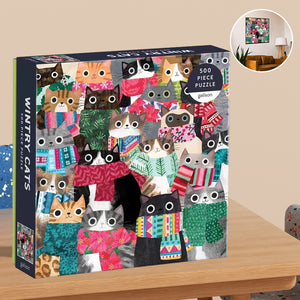 Winter Cat Jigsaw Puzzle