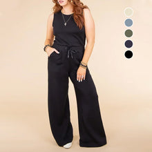 Load image into Gallery viewer, Sleeveless Solid Color Jumpsuit