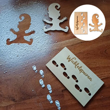 Load image into Gallery viewer, Christmas Footprints Stencil For Gnomes