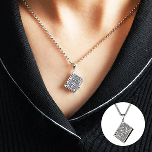Fashion Tiny Bible Necklace
